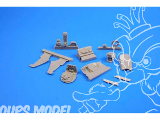 Cmk kit d'amelioration 4324 SPITFIRE Mk. Vb SET MOTEUR pour kit airfix 1/48