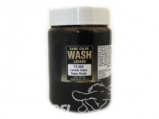 Vallejo Peinture Acrylique Game Color Wash 73300 Lavis Immersion Sepia 200ml