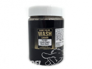 Vallejo Peinture Acrylique Game Color Wash 73301 Lavis Immersion Noir 200ml