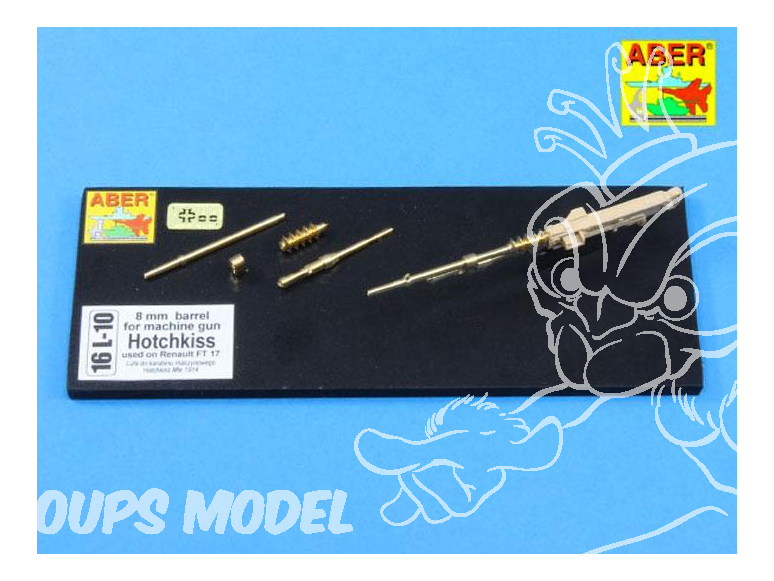 Aber 16L10 Fut de canon pour Hotchkiss modele 1914 monté sur le FT-17 1/16