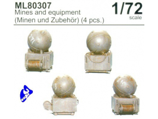 CMK figurine ML80307 Mines avec equipement 1/72
