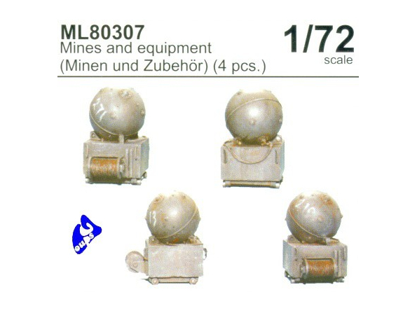 CMK figurine ML80307 Mines avec equipement 1/72