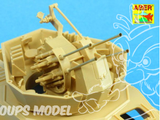 Aber 48L24 German 2cm Flak 38 fut de canon pour Wirbelwind 1/48