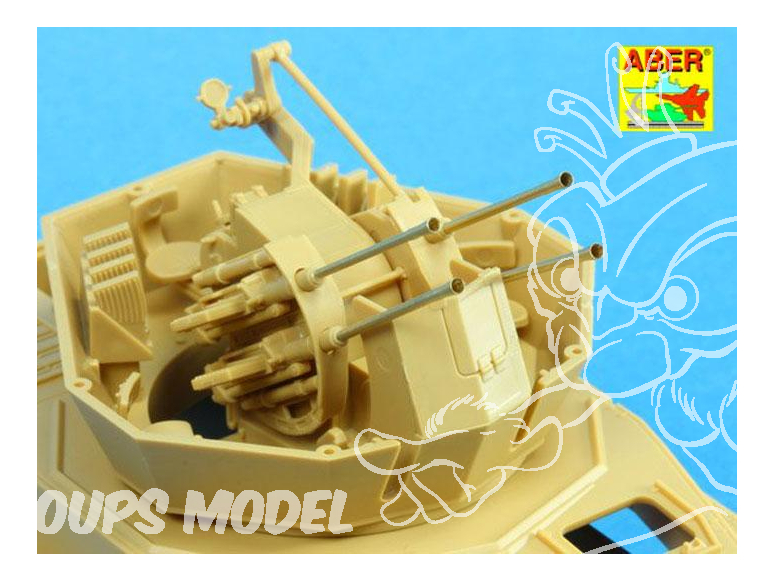 Aber 48L24 German 2cm Flak 38 fut de canon pour Wirbelwind 1/48