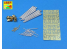 Aber 200L05 Set de Futs de canon pour HMS Rodney ou Nelson 1/200