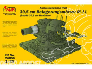 CMK kit resine RA056 BELAGERUNGSMORSER M.11 305 MM ARMEE AUSTRO-HONGROISE 1917 1/35