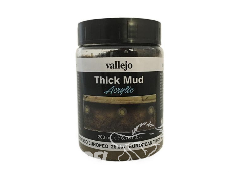 Vallejo Thick Mud Acrylique 26807 Boue Epaisse Europeenne 200ml