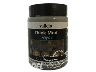 Vallejo Thick Mud Acrylique 26809 Boue Epaisse Industrielle 200ml