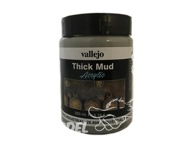 Vallejo Thick Mud Acrylique 26809 Boue Epaisse Industrielle 200ml