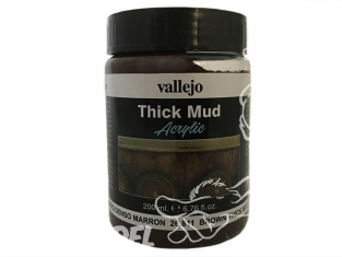 Vallejo Thick Mud Acrylique 26811 Boue Epaisse Marron 200ml