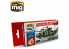 MIG set peinture maquette 7161 Set de camouflage Russe couleurs modernes Volume 2