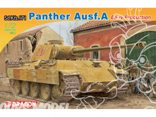 Dragon maquette militaire 7499 Panther Ausf.A Early production 1/72