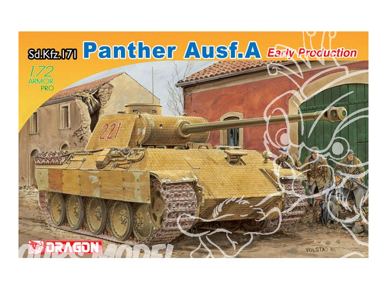 Dragon maquette militaire 7499 Panther Ausf.A Early production 1/72