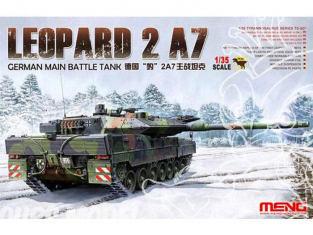 Meng maquette militaire TS-027 LEOPARD 2 A7 CHAR DE BATAILLE PRINCIPAL BUNDESWEHR 2015 1/35