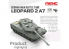Meng maquette militaire TS-027 LEOPARD 2 A7 CHAR DE BATAILLE PRINCIPAL BUNDESWEHR 2015 1/35