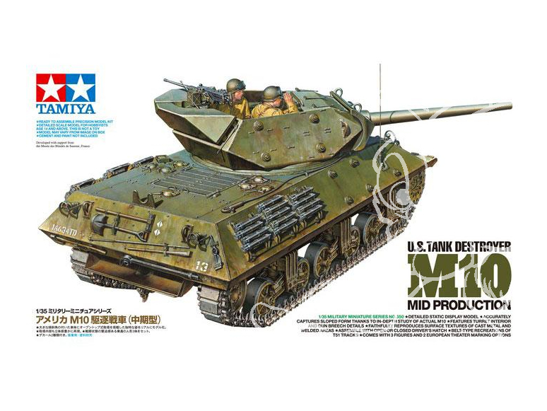 Tamiya maquette militaire 35350 Tank Destroyer US M10 1/35