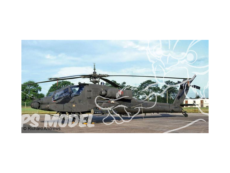 Revell maquette helico 04985 AH-64A Apache 1/100