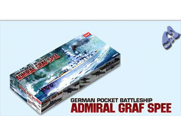 ACADEMY maquettes bateau 14103 ADMIRAL GRAF SPEE 1/350