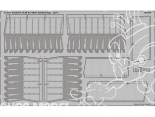 Eduard photodecoupe avion 23023 Volets d'atterrissage Typhoon Mk.Ib Car Door Airfix 1/24