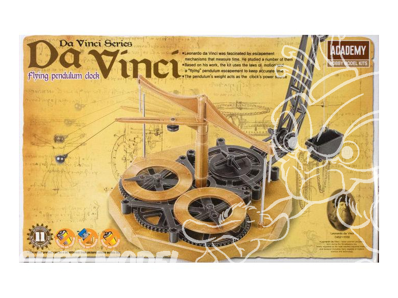 Academy maquette Da Vinci 18157 pendule à échappement