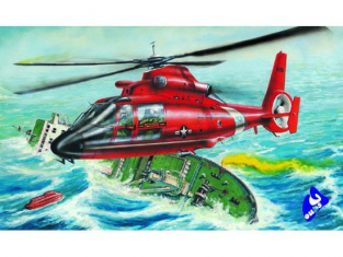 Trumpeter maquette avion 02801 HELICOPTERE US HH-65A 1/48