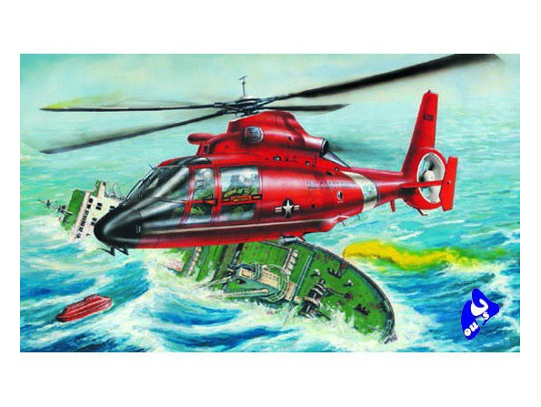 Trumpeter maquette avion 02801 HELICOPTERE US HH-65A 1/48