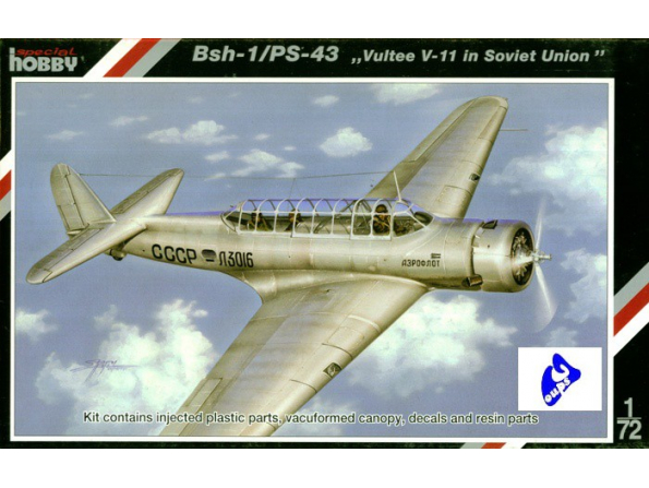 Special Hobby maquette avion 72125 Bsh-1/PS-43 1/72