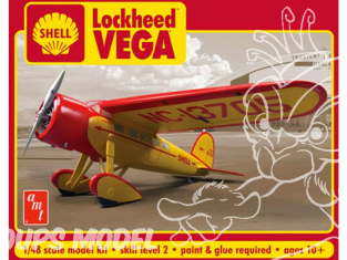 AMT maquette avion 950 Shell Oil Lockheed Vega 1/48