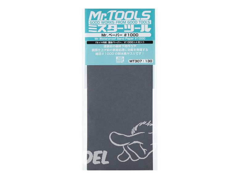 Mr Hobby MT307 MR.WATERPROOF papier a poncer #1000