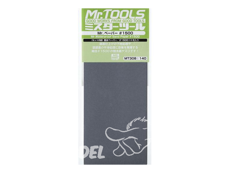 Mr Hobby MT308 MR.WATERPROOF papier a poncer #1500