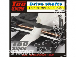 Top Studio amélioration TD23116 Arbres de transmission pour MP4/27 F10 C30 1/20