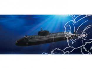 TRUMPETER maquette sous marin 04598 HMS ASTUTE 2010 1/350