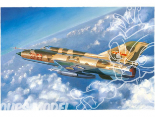 TRUMPETER maquette avion 02864 CHASSEUR CHINOIS J-7C / J-7D 1/48