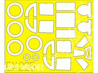 Eduard Express Mask ex225 Lavochkin La-5 FN Zvezda 1/48