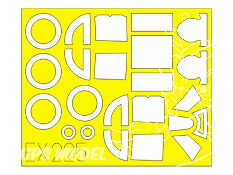 Eduard Express Mask ex225 Lavochkin La-5 FN Zvezda 1/48