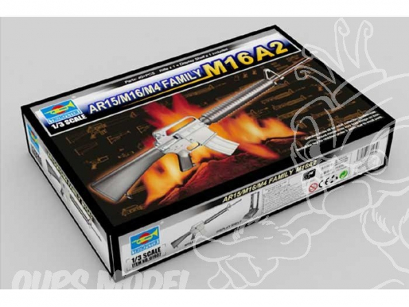 Trumpeter maquettes militaire 01907 REPLIQUE FUSIL M16A2 1/3