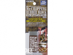 Mr Hobby Mf08 Mr Chipping Rubber kit gomme a ecailler