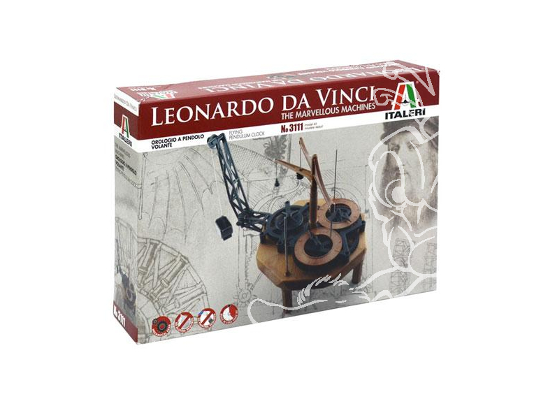 Italeri Maquette serie Leonardo da Vinci 3111 Horloge à Pendule Léonard de Vinci