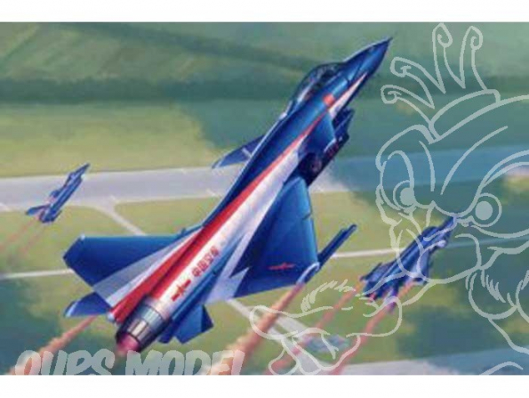 Trumpeter maquette avion 02857 J-10AY VIGOROUS DRAGON PLAAF patrouille aérienne Armée de l’Air Chinoise 1/48