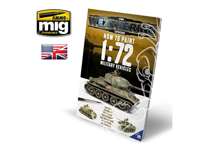 MIG magazine Special 6019 Comment peindre des véhicules militaires au 1/72 en langue Anglaise