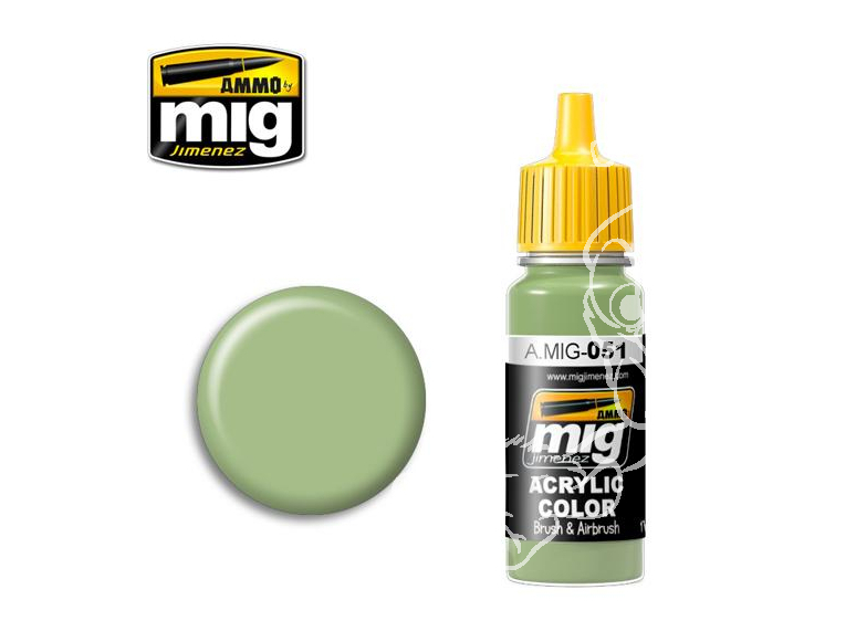 MIG peinture authentique 051 Vert clair KHV-553M 17ml