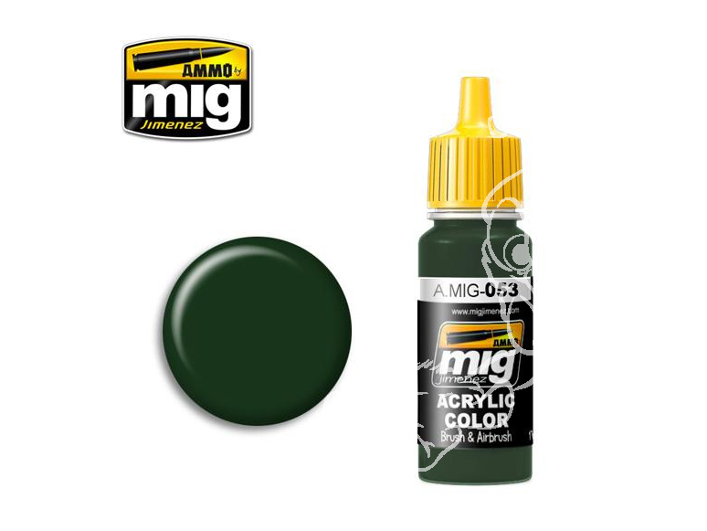 MIG peinture authentique 053 Vert de protection NC 1200 17ml