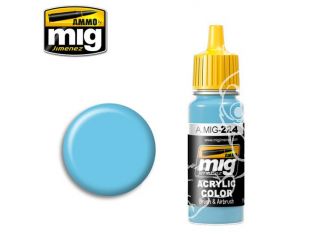 MIG peinture authentique 224 Bleu Sky Line FS35250 17ml