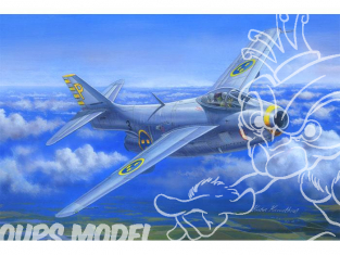 Hobby Boss maquette avion 81746 Saab J-29B Tunnan 1/48