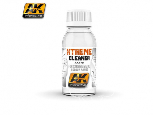 AK interactive XTREME METAL AK470 CLEANER THINNER Diluant 100ML