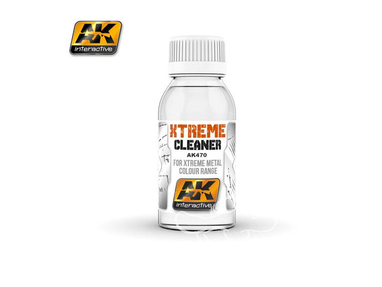 AK interactive XTREME METAL AK470 CLEANER THINNER Diluant 100ML