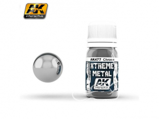 AK interactive XTREME METAL AK477 CHROME 30ML