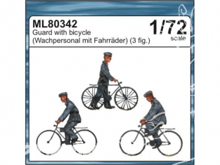 CMK figurine ML80342 Gardes a bicyclette Allemand 1/72