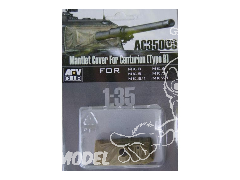 Afv club vehicule militaire AC35009 MANTELET POUR CENTURION TYPE B 1/35