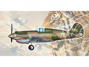 TRUMPETER maquette avion 05807 CURTISS H-81A-2 AVG FLYING TIGERS 1/48